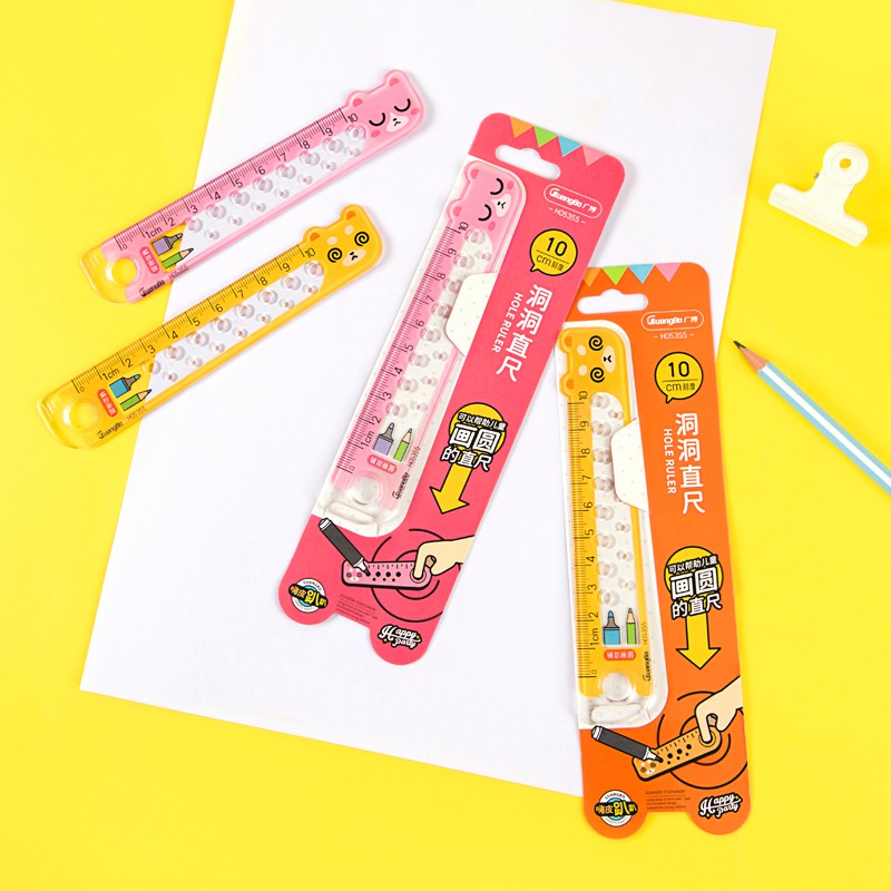 Thước Kẻ Học Sinh Guangbo 5355 10cm Happy Party