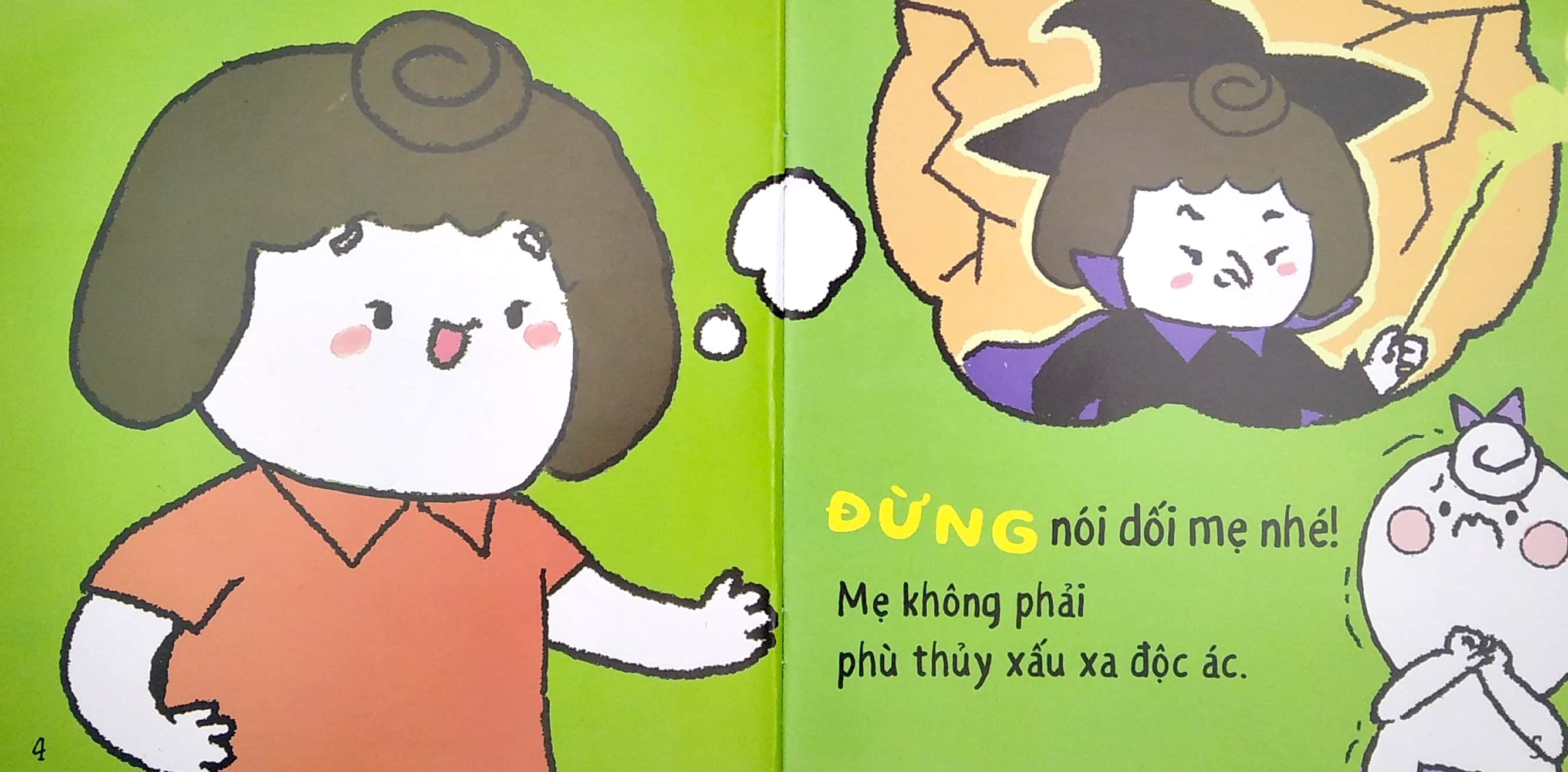 Ehon - Kĩ Năng Sống - Miu Bé Nhỏ - Đừng Nói Dối Nhé!
