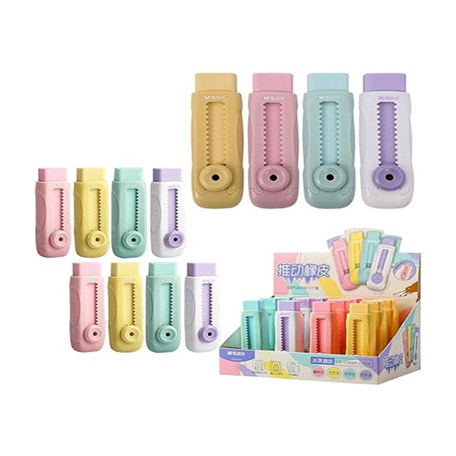 Tẩy Chì M&G AXPQ4208 Màu Pastel Giống Dao Trổ