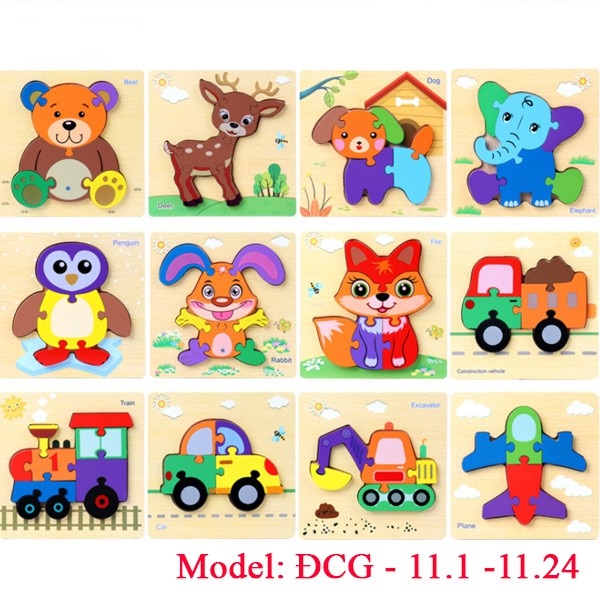 Đồ Chơi Tranh Ghép Hình 3D ĐCG-11.1-24