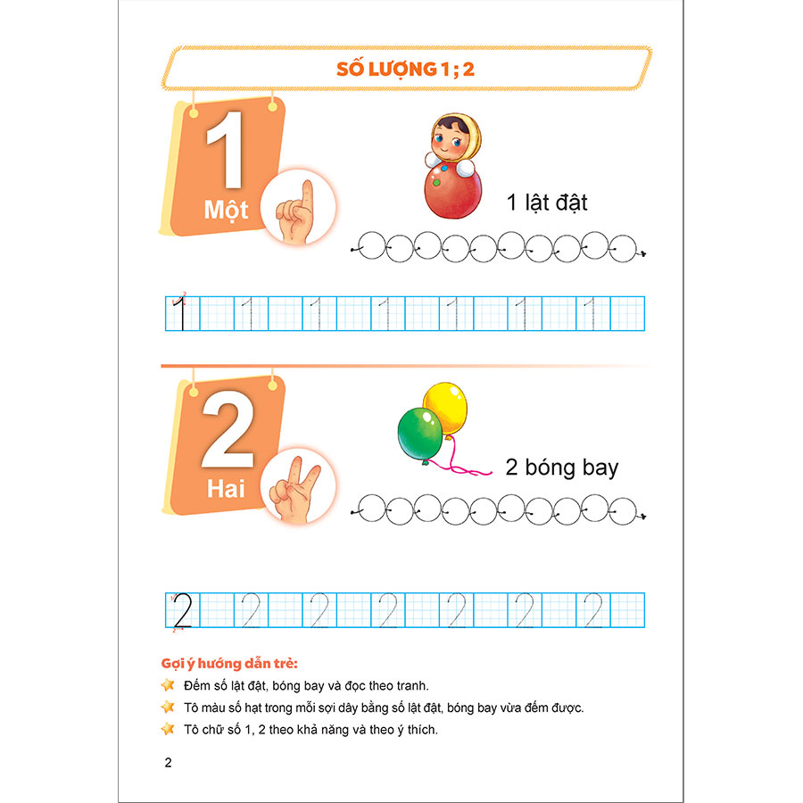 Giúp Bé Làm Quen Với Toán Qua Các Con Số (Trẻ 5 - 6 Tuổi)