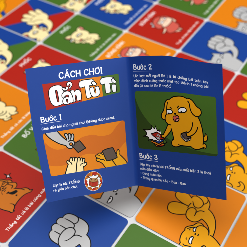 Đồ Chơi BoardGame Oẳn Tù Tì - Vàng Xám Đại Chiến