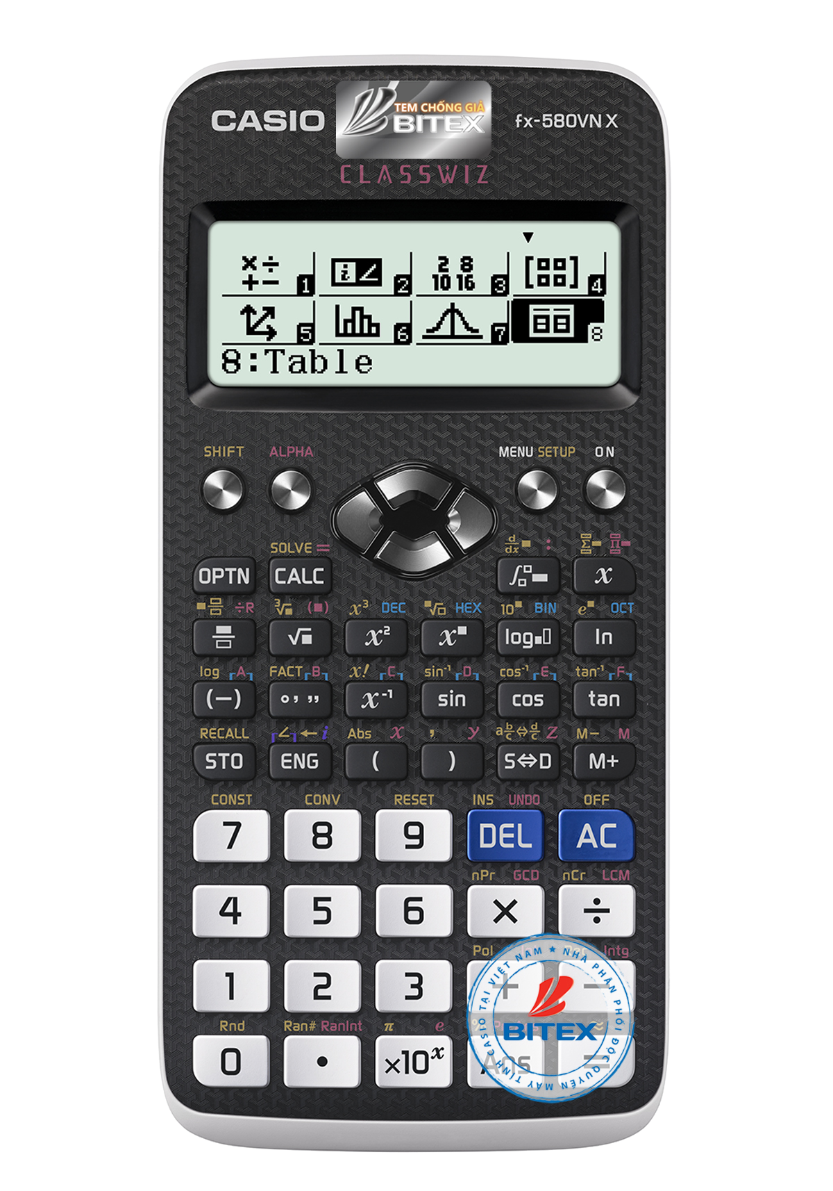 Máy Tính Casio FX-580VNX (Trắng Đen)