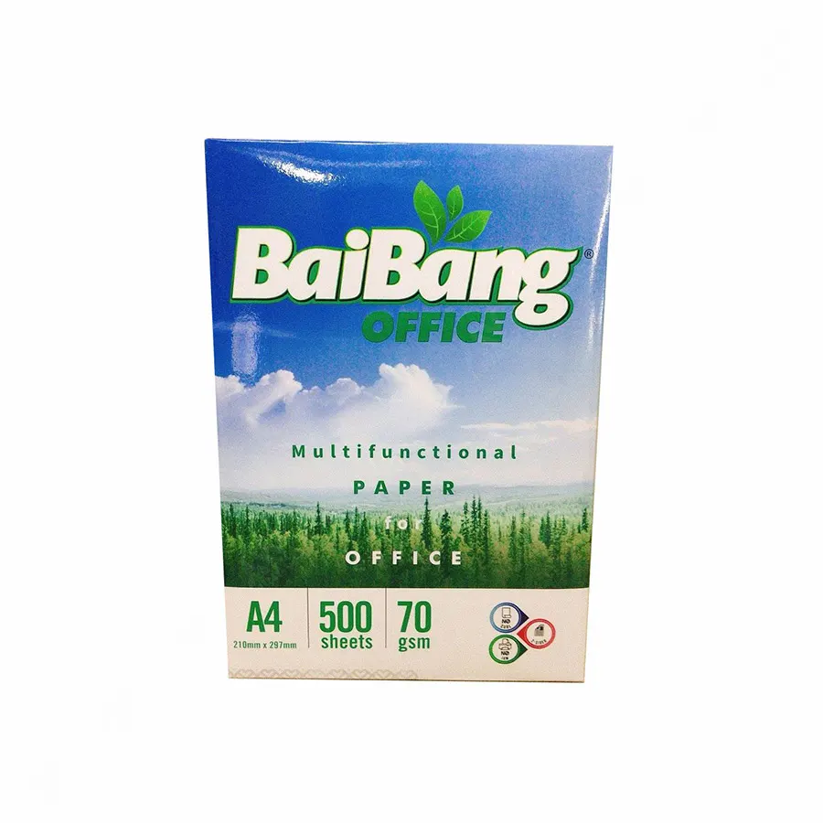 Giấy In A4 Bãi Bằng Office DL70 Vỏ Xanh
