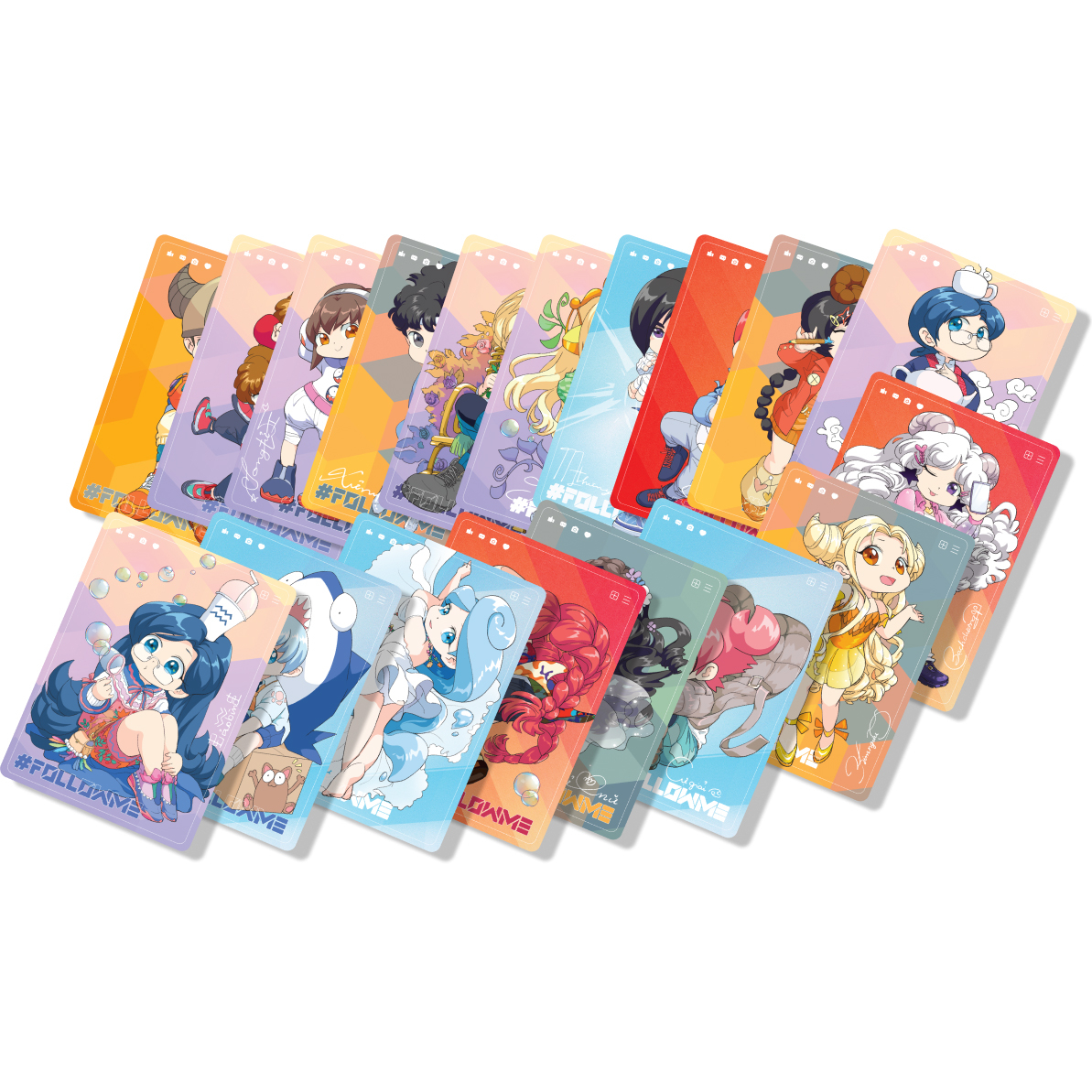 Card Collection Lớp Học Mật Ngữ Follow Me