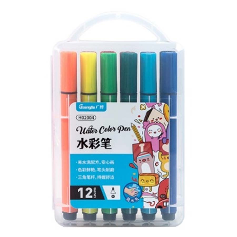 Bút Marker Guangbo 24 Màu 02237 (Tặng Bút Dạ GuangBo 12 Màu H02004)