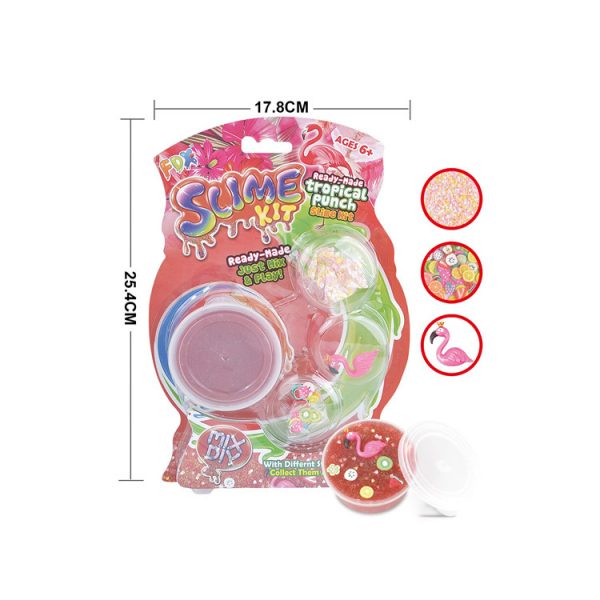 Đồ Chơi Slime: Chủ Đề Chim Hồng Hạc (Màu Dạ Quang) 5291 (M668-4B)
