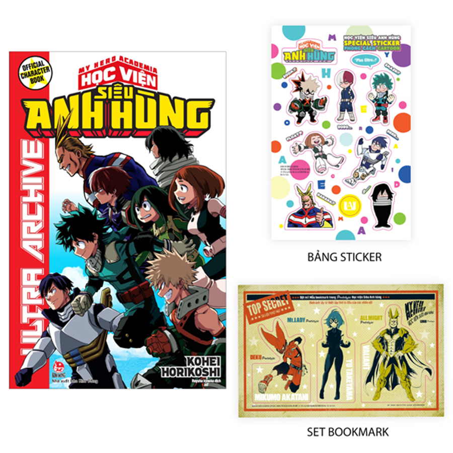 Official Character Book - My Hero Academia - Học Viện Siêu Anh Hùng - Ultra Archive