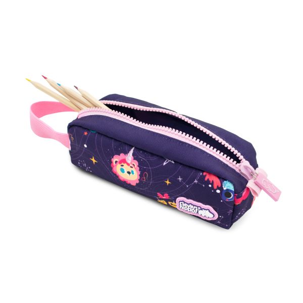 Túi Đựng Bút Clever Hippo Classic Kỳ Lân Ngân Hà Tím HU0113/Purple