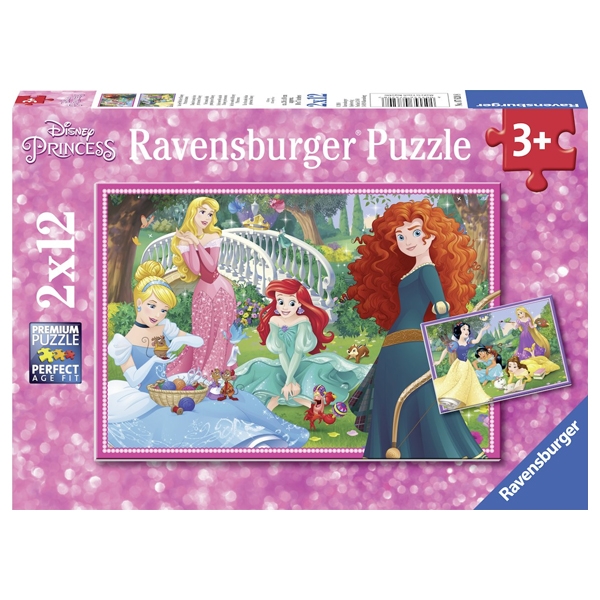 Đồ Chơi Xếp Hình Puzzle Chủ Đề Công Chúa Disney 2 Bộ 12 Mảnh Ravensburger RV07620 8