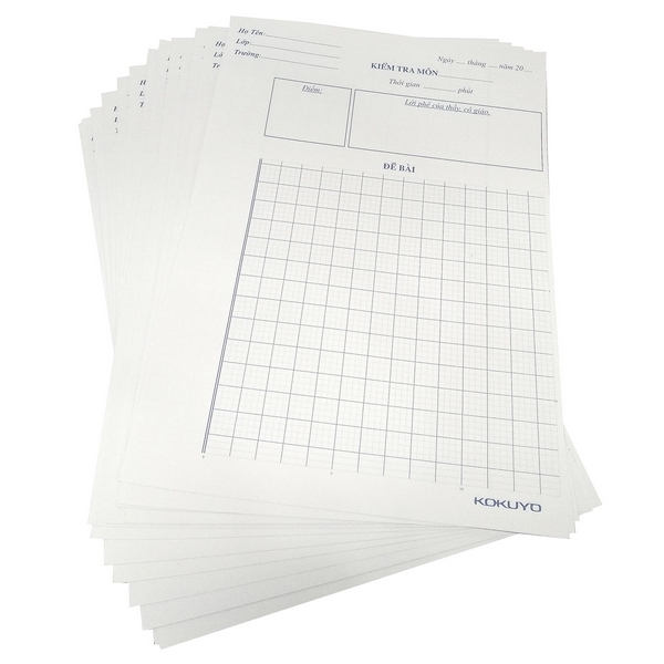 Giấy Kiểm Tra Campus Cấp 1 4 Ôly TP-BF100G-15 2664