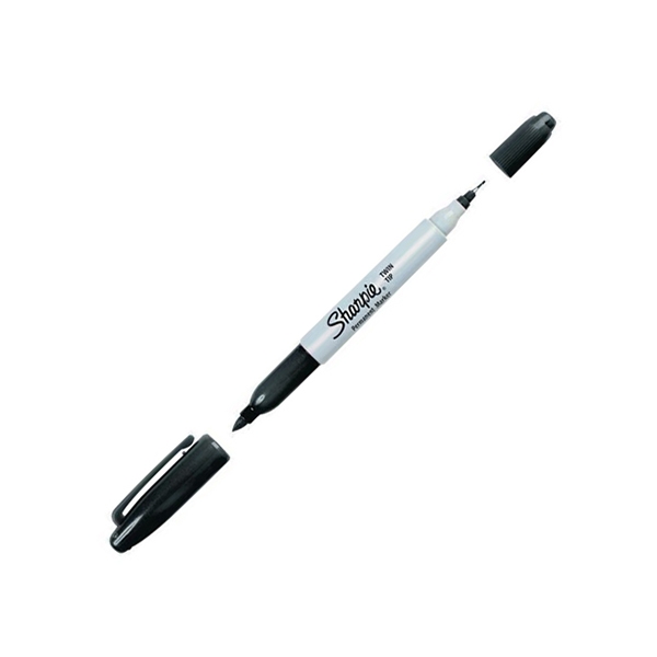 Bút Lông Dầu Sharpie Twin Đen 32201