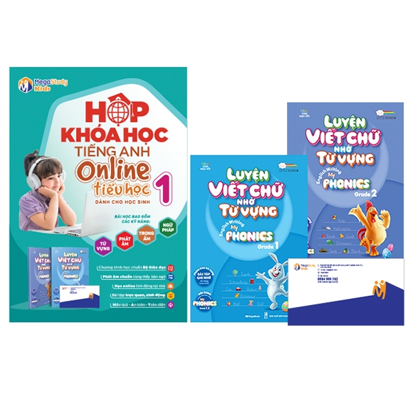 Hộp Khóa Học Tiếng Anh Online Tiểu Học Lớp 1