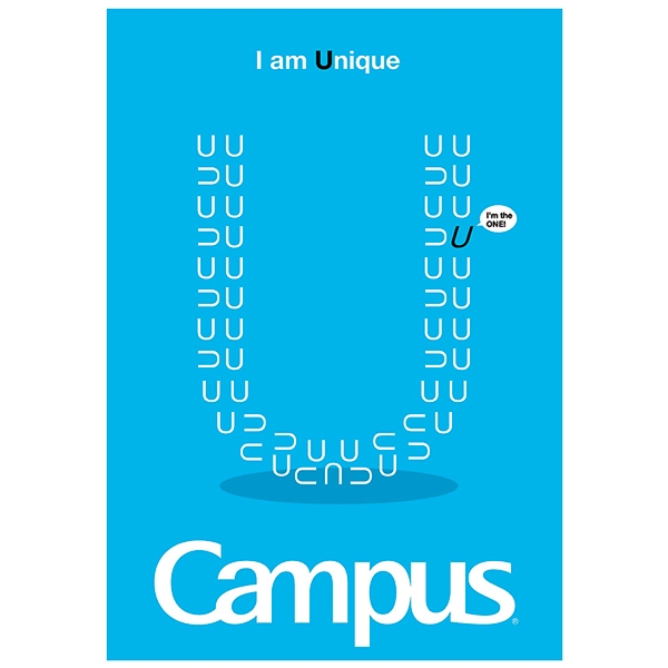 Vở Kẻ Ngang Campus 5757 Có Chấm Dancing Letter (U.S) 200Tr