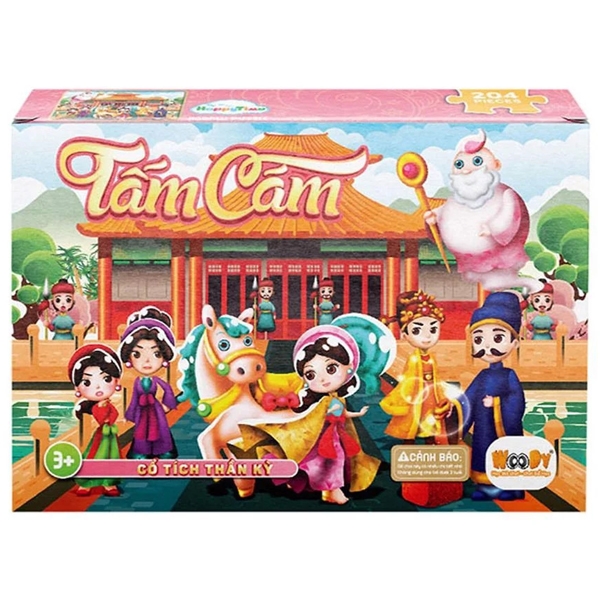 Đồ Chơi Xếp Hình Puzzle 200,204 (Tấm Cám) WD1552