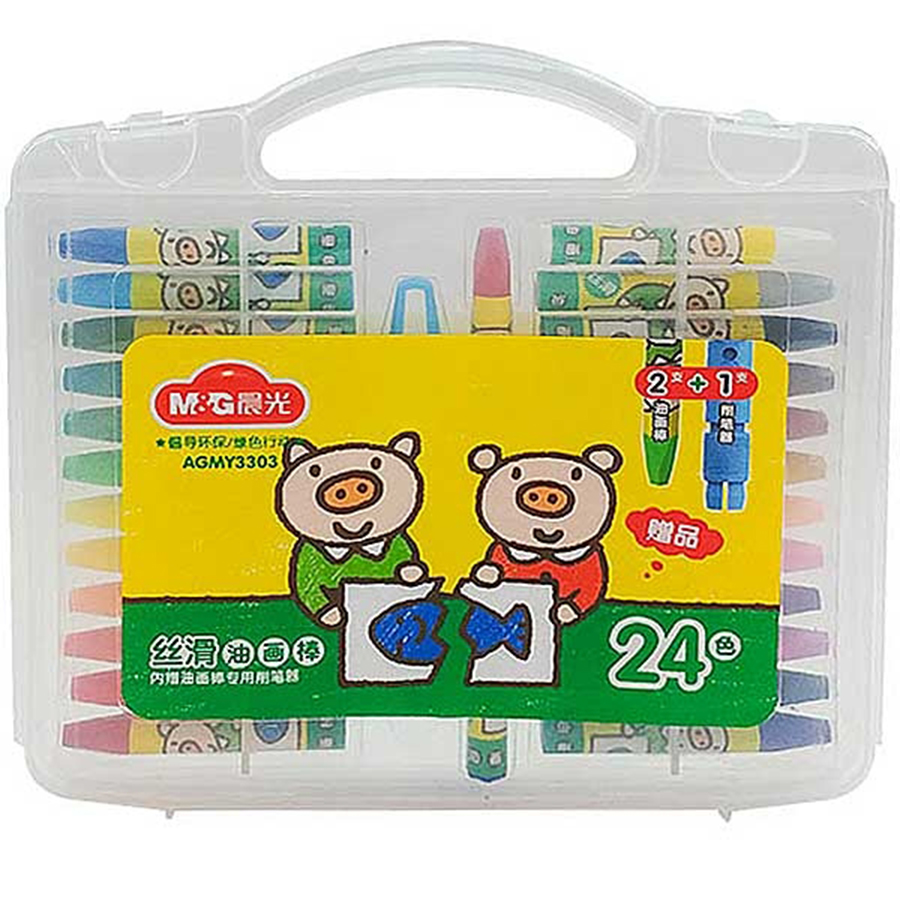 Bút Sáp Màu M&G 24 Màu AGMY3303