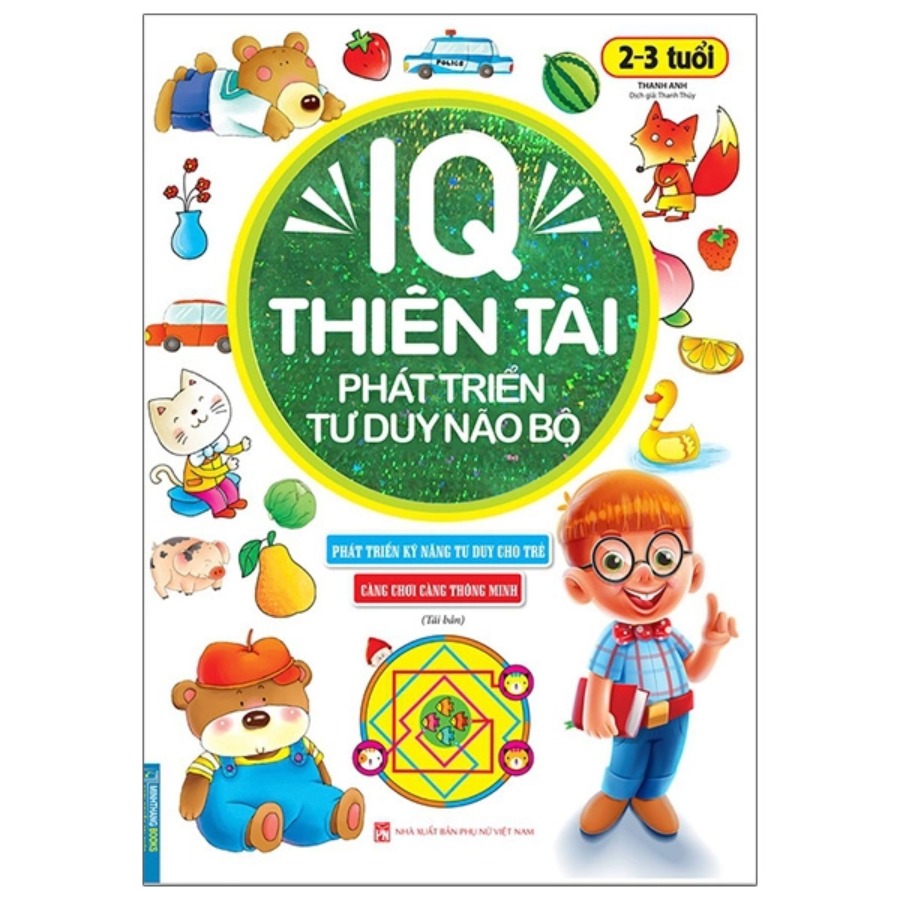 IQ Thiên Tài Phát Triển Tư Duy Não Bộ Từ 2 - 3 Tuổi