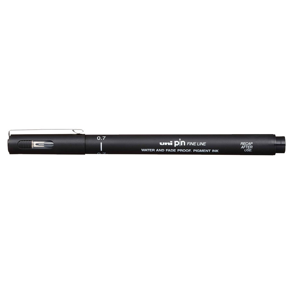 Bút Dạ Kim 0.7mm PIN07S-BK - Mực Đen