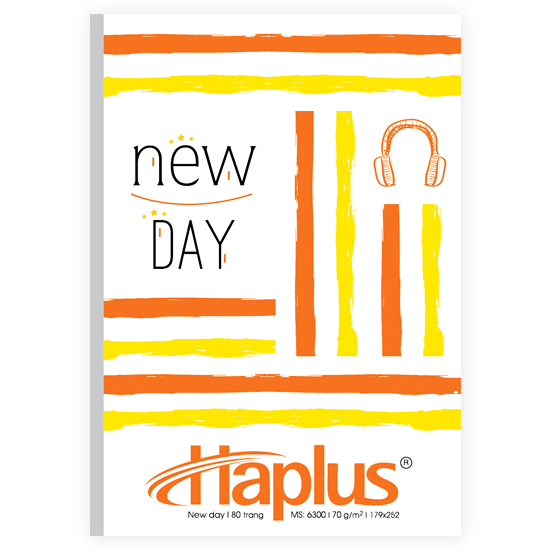 Vở Kẻ Ngang Hải Tiến Haplus 6300 Newday 80 Trang