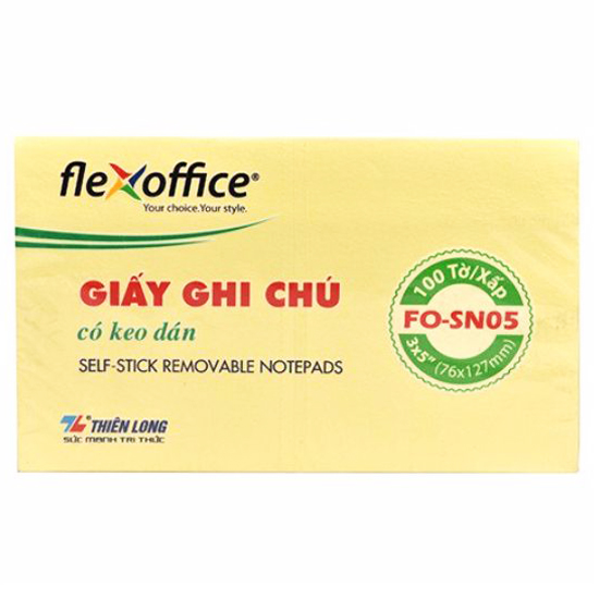 Giấy Ghi Chú Flexoffice Có Keo Dán FO-SN05