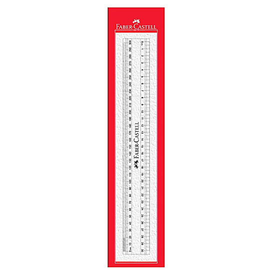 Thước Kẻ Nhựa Faber-Castell 30cm