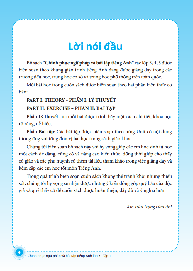 The Langmaster - Chinh Phục Ngữ Pháp Và Bài Tập Tiếng Anh Lớp 3 Tập 1