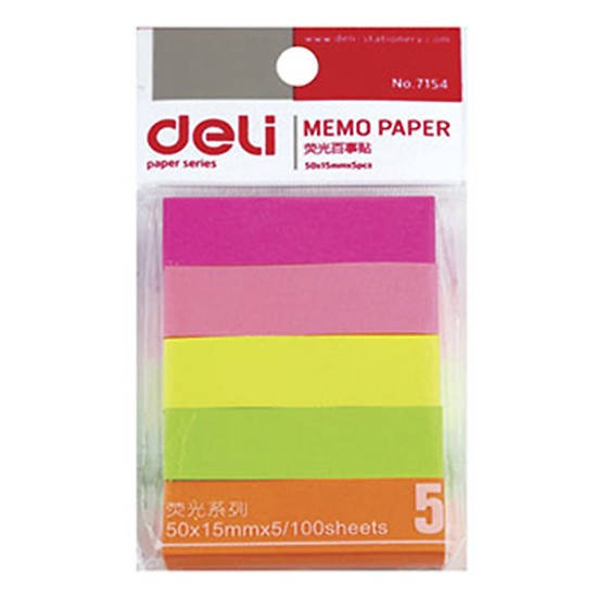 Giấy Note Info 7154 Deli 5 Màu