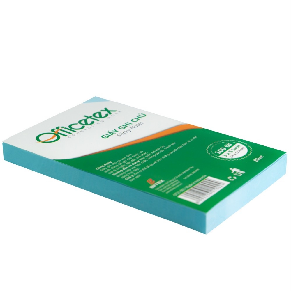 Giấy Ghi Chú Offivetex 3x5 OT21-001 - Màu Xanh