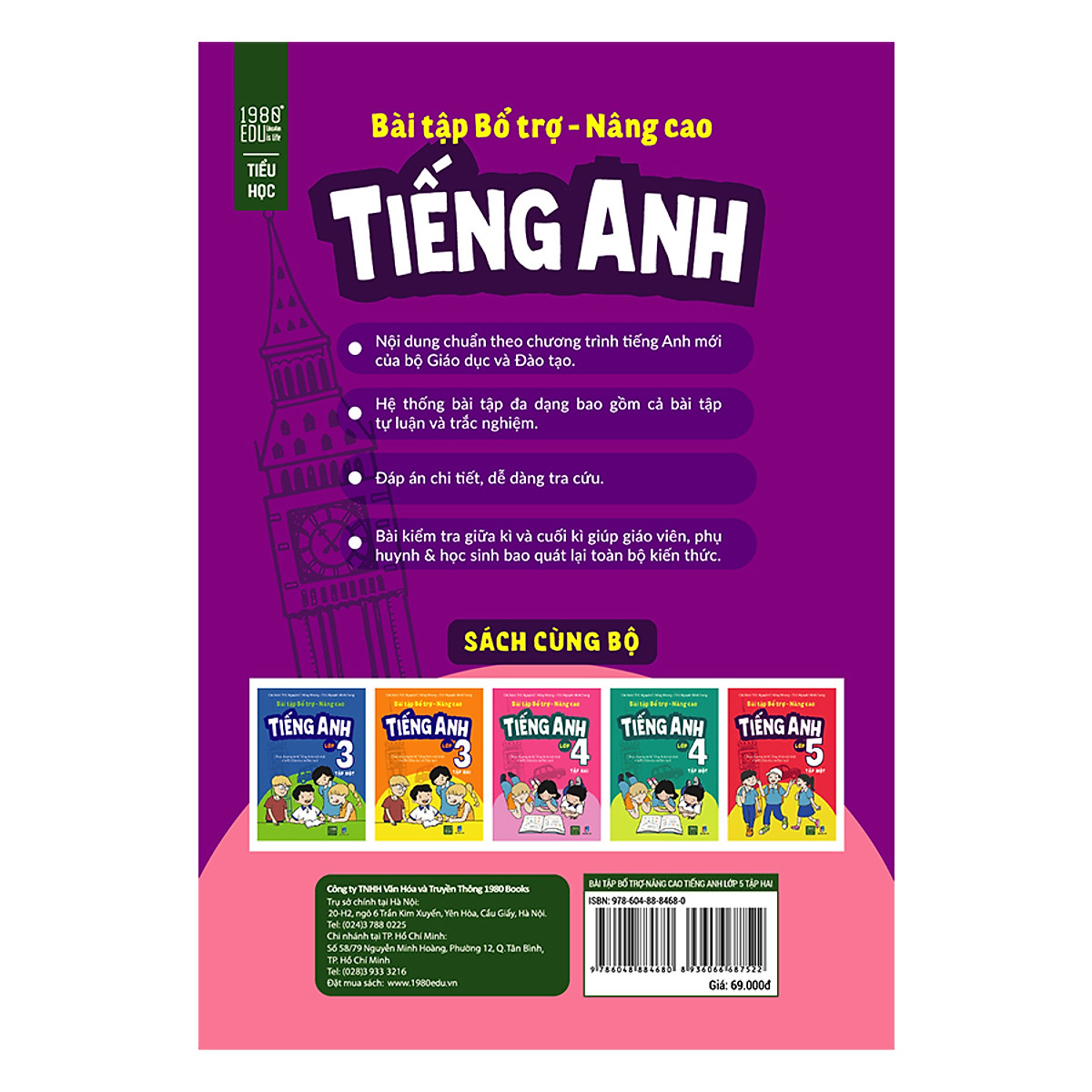 Bài Tập Bổ Trợ - Nâng Cao Tiếng Anh Lớp 5 - Tập 2