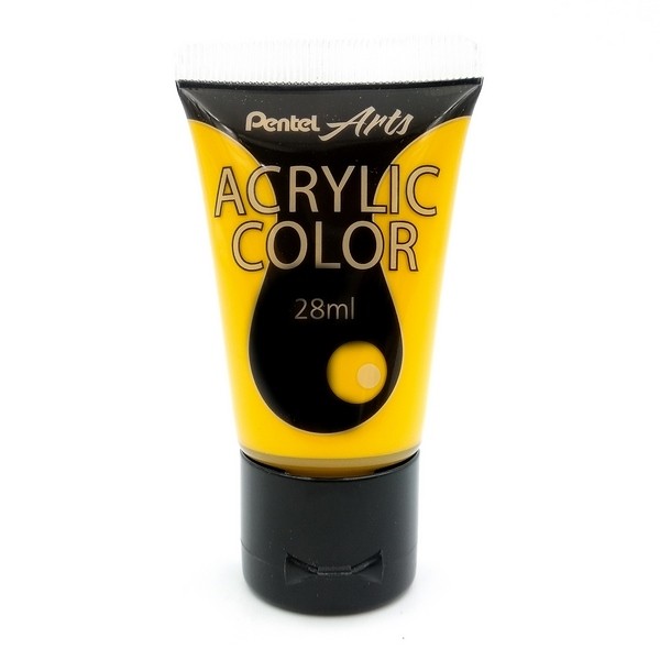 Tuýp Màu Acrylic Pentel WA2-T62 - Màu Vàng Đậm