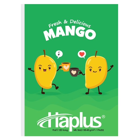 Vở Kẻ Ngang Hải Tiến Haplus Fruit 5662 120 Trang
