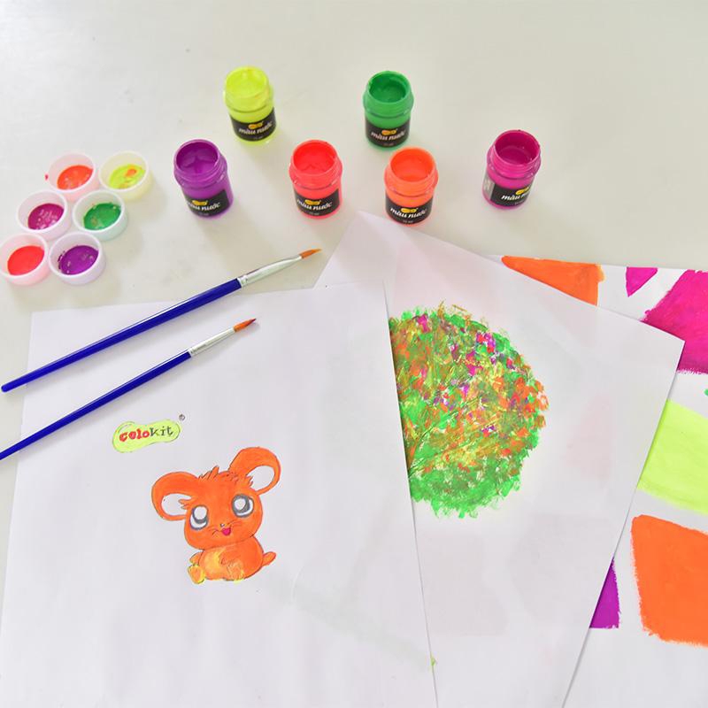 Hộp 6 Màu Nước Colokit - Neon WACO-C011