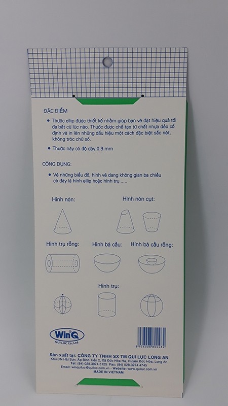 Thước Elipse WinQ E-606