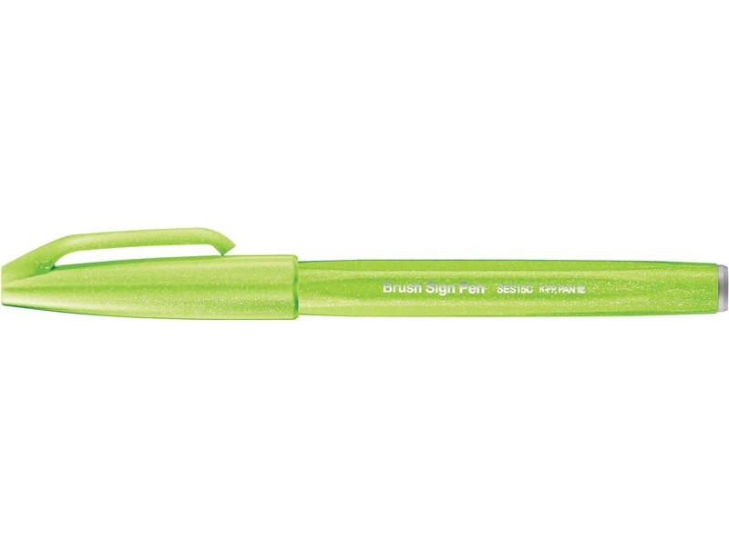 Bút Lông Màu Nước Pentel SES15C-K - Màu Xanh Lá Nhạt