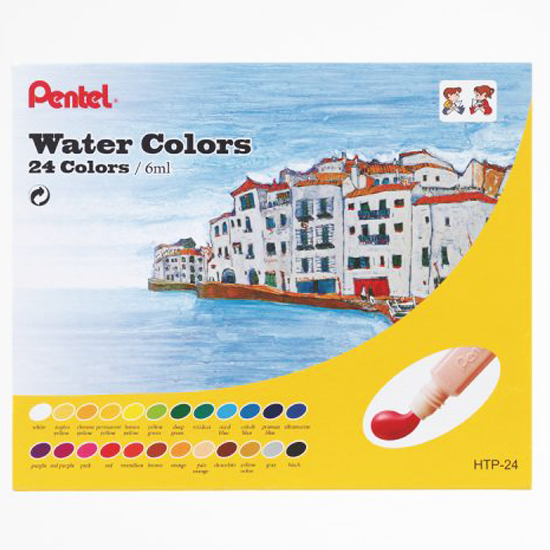 Màu Nước 24 Màu Pentel HTP-24 6ml