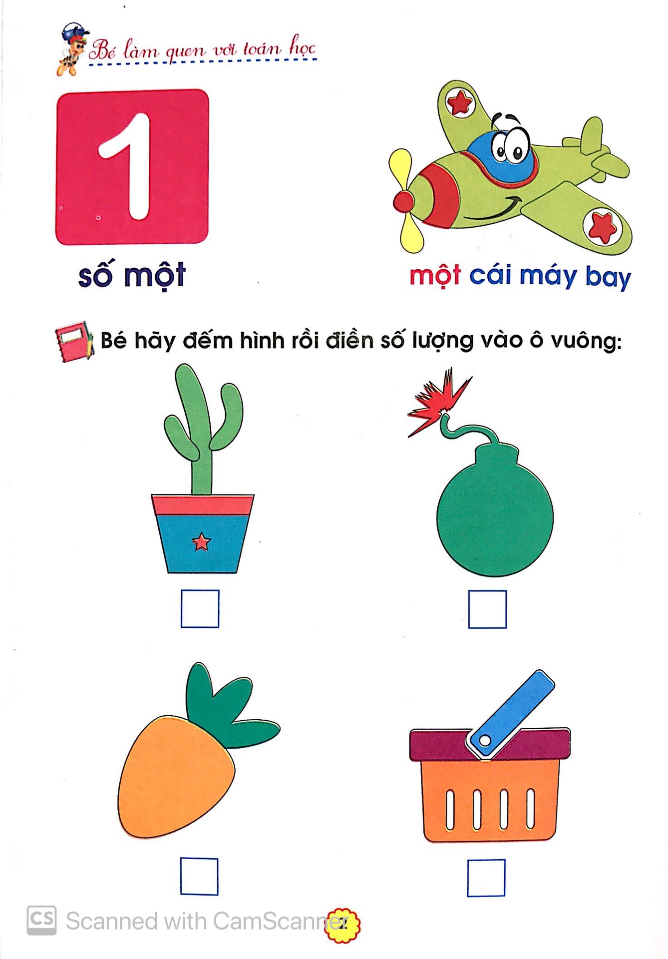 Chuẩn Bị Cho Bé Vào Lớp 1 - Bé Làm Quen Với Toán Học Quyển 3