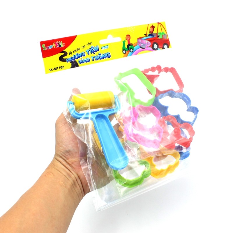 Bộ Khuôn Tạo Hình Phương Tiện Giao Thông Smart Kids SK-MT102