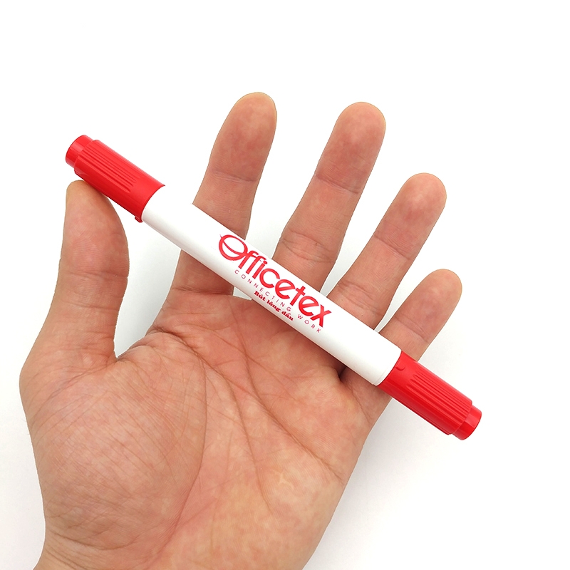 Bút Lông Dầu Officetex OT-PM003RD - Màu Đỏ