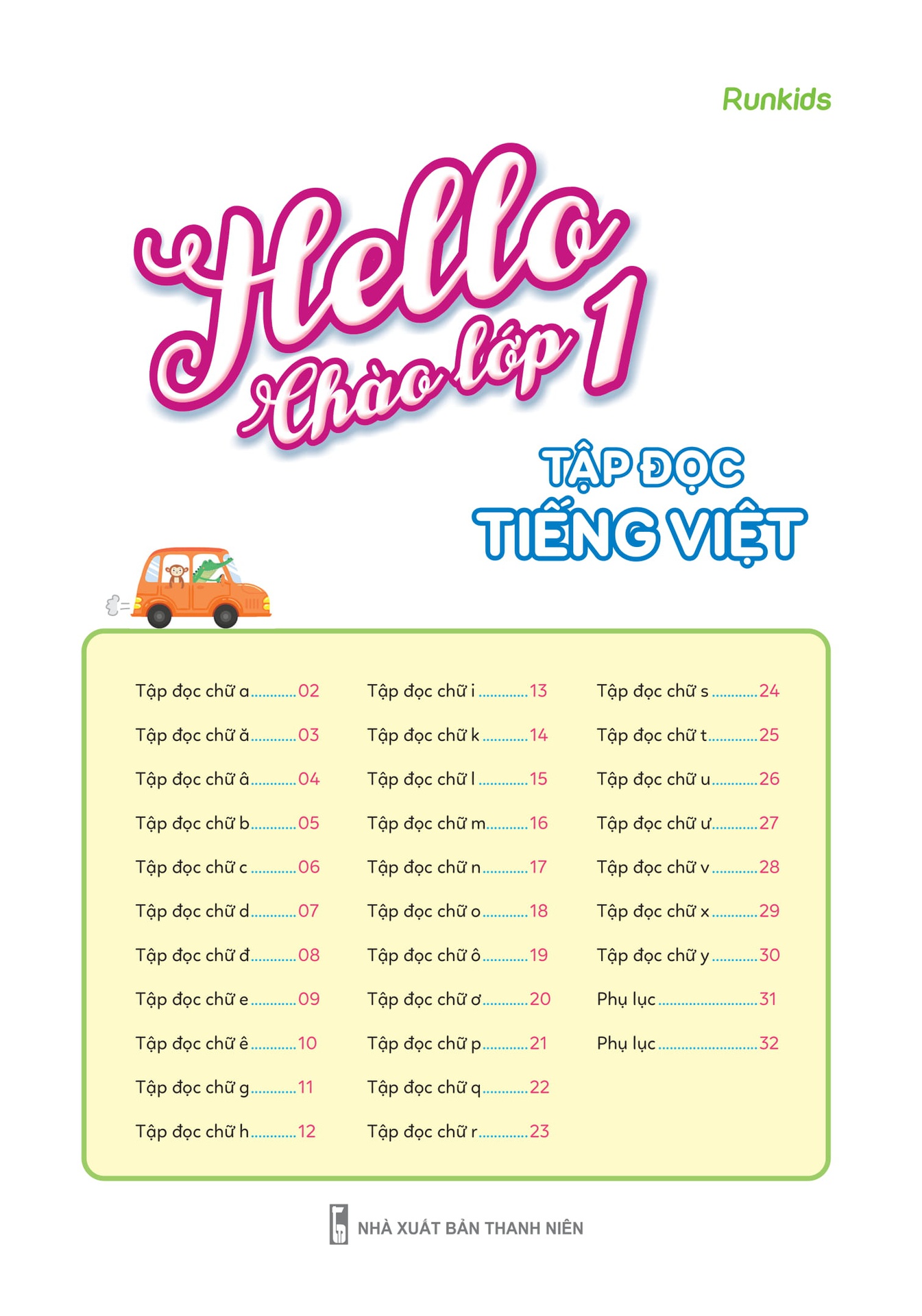 Hello Chào Lớp 1 - Tập Đọc Tiếng Việt