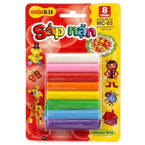 Đất Nặn 8 Màu Colorkit MC-03