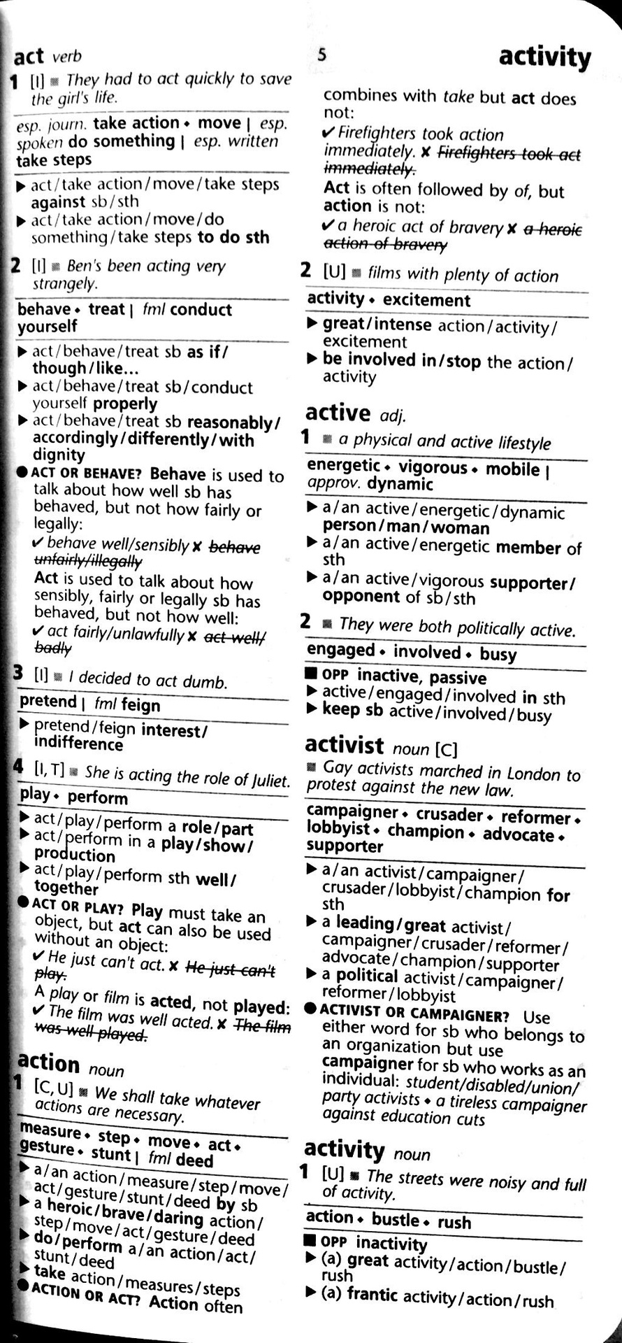 Oxford Learner’s Pocket Thesaurus Paperback