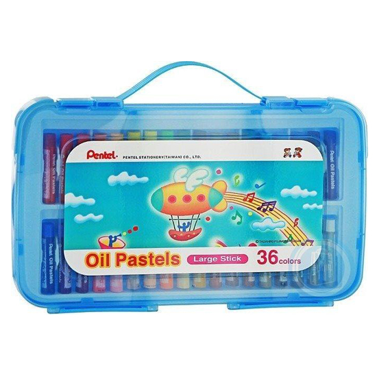 Bút Sáp Dầu 36 Màu Hộp Nhựa Pentel GHTP36