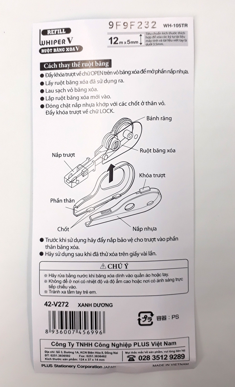 Ruột Bút Xóa Băng 42.V272