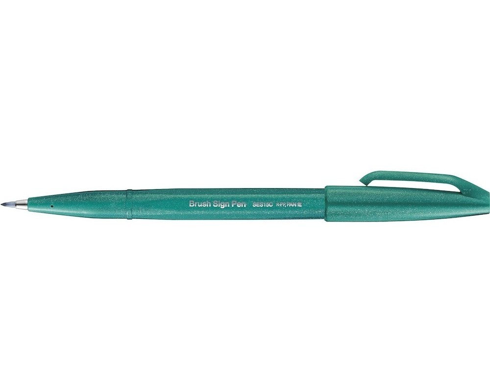 Bút Lông Màu Nước Pentel SES15C-D3 - Màu Xanh Ngọc