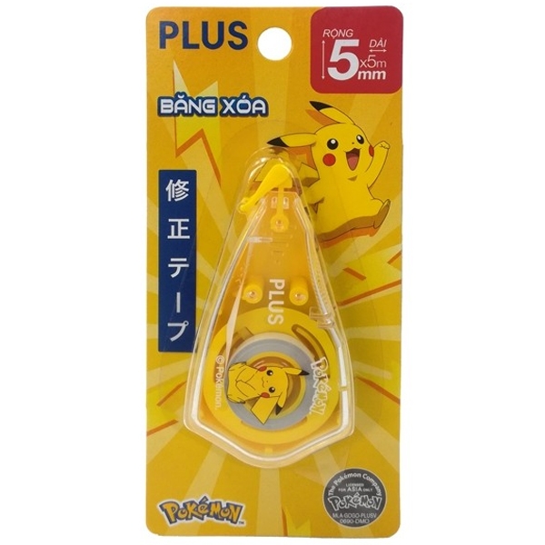 Bút Xóa Băng Plus A Pokemon 100-V001