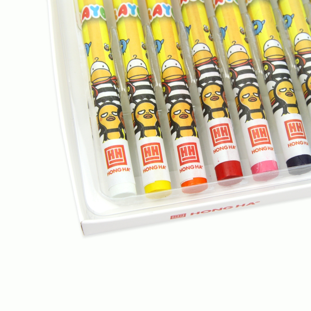 Bút Sáp Màu Hồng Hà Oringa 12 Màu 8105