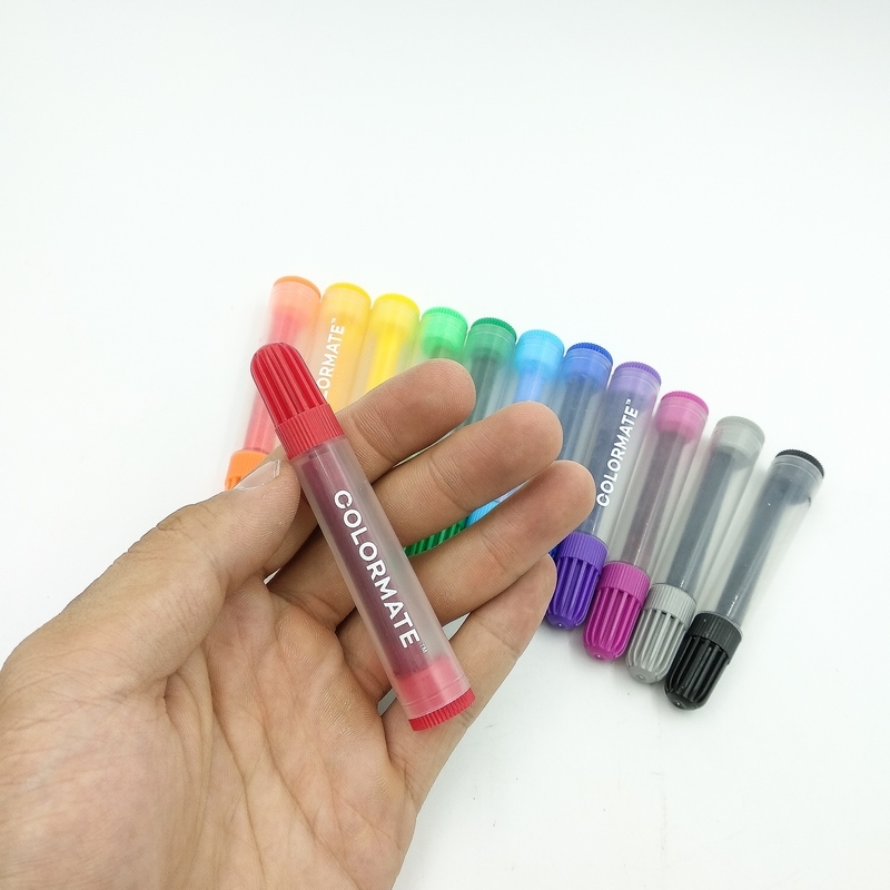 Túi Nhựa 12 Bút Lông Thân Mập ColorMate