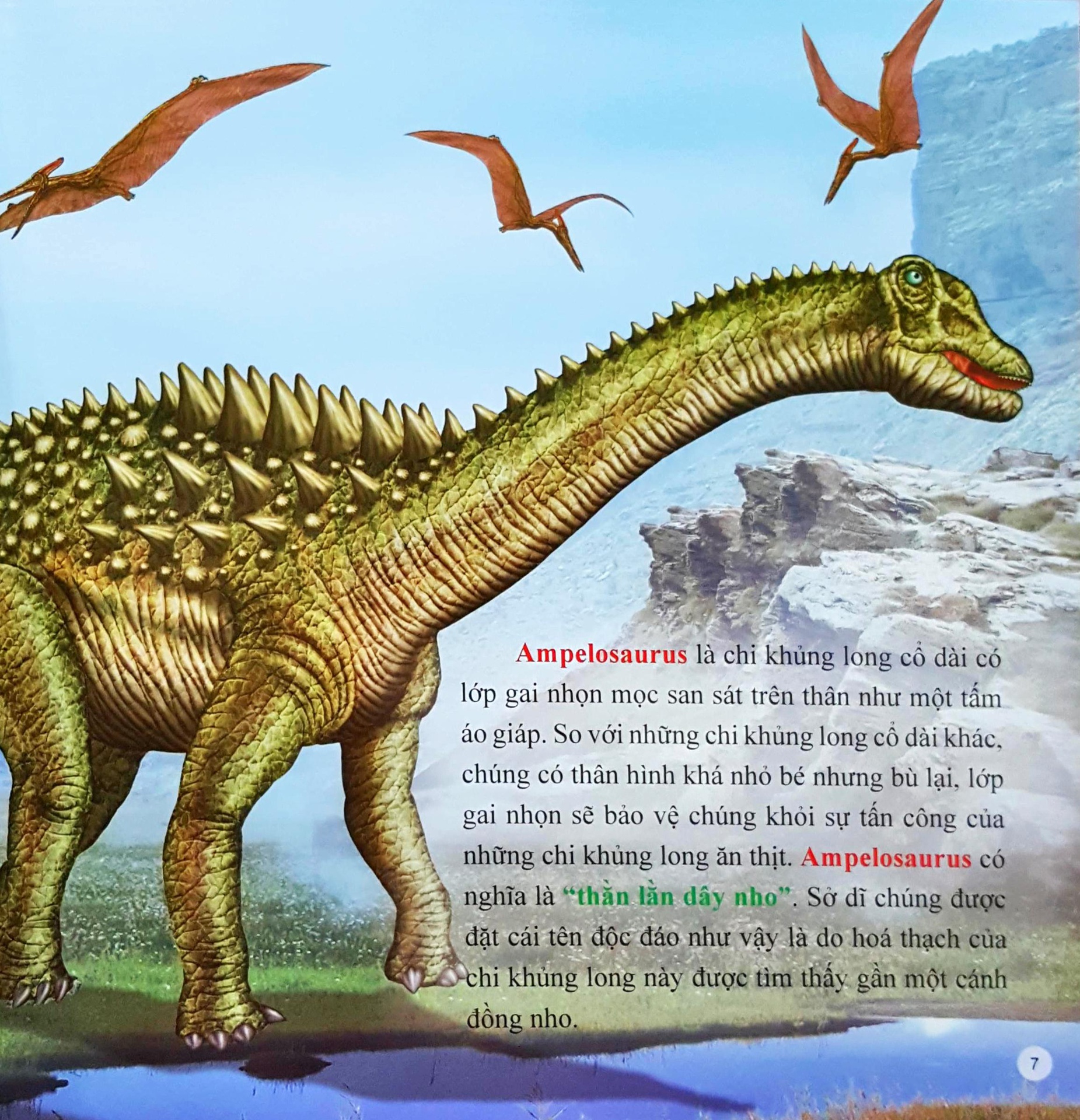 Khủng Long Lưng Gai - Ampelosaurus