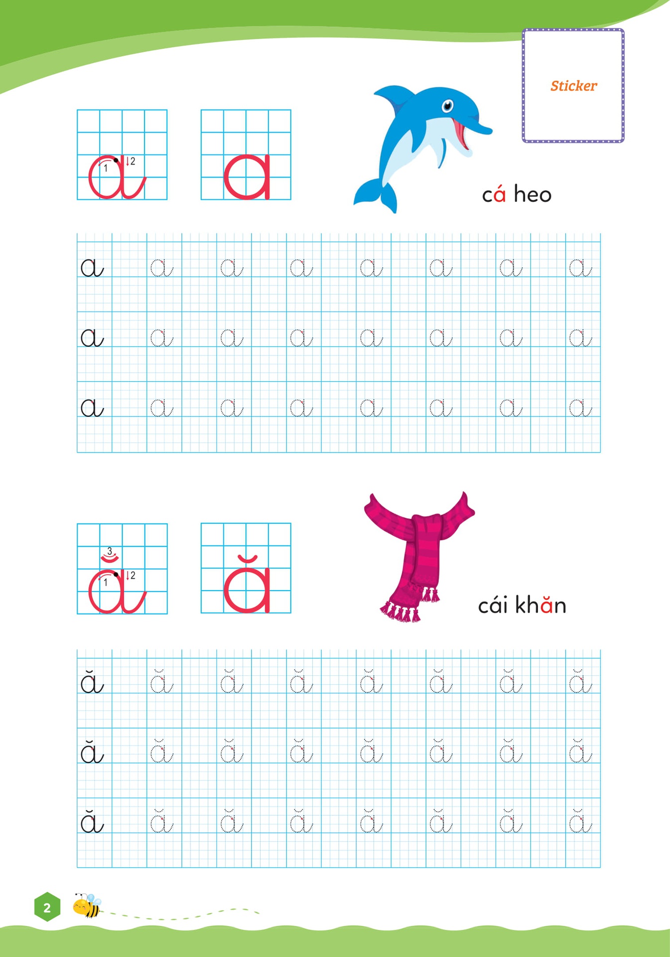 Hello Chào Lớp 1 - Tô Chữ Cái Tiếng Việt