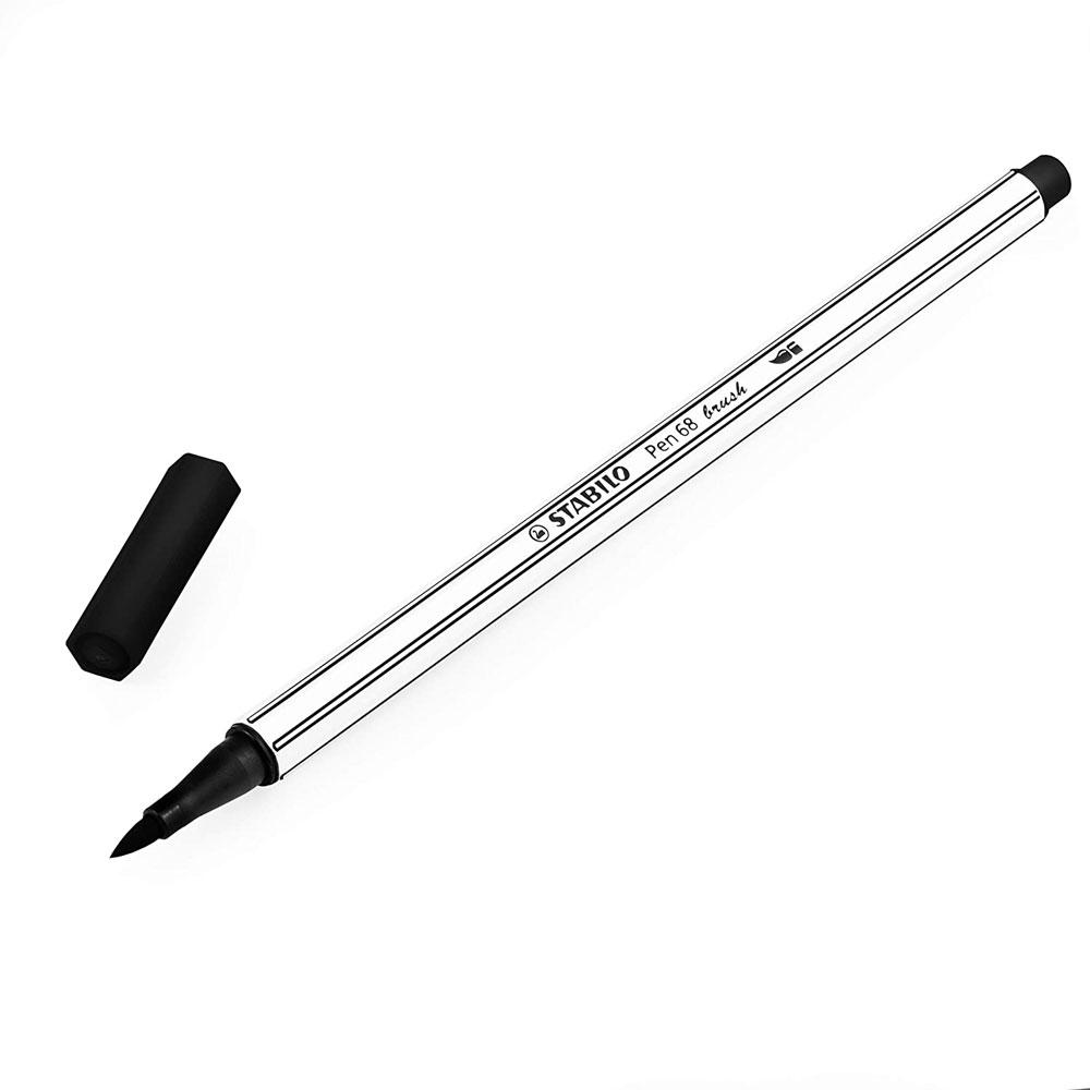 Bút Lông Stabilo Pen 68 Brush PN68BR-46 - Màu Đen